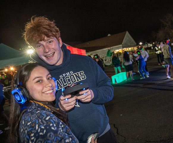 Students at Spring Fest