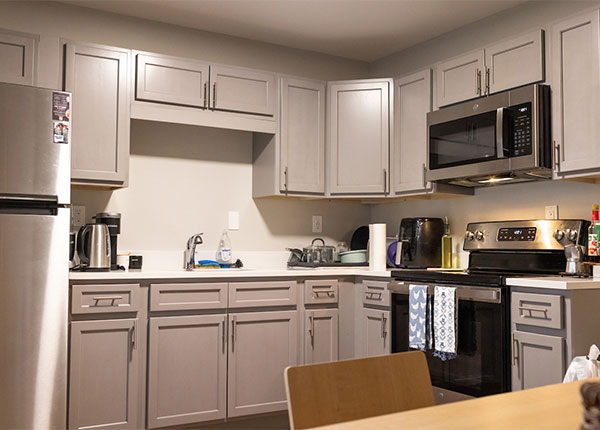 Village Apartment Renovated Kitchen