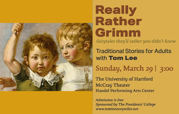 Storyteller Tom Lee brings the Grimms’ tales to life