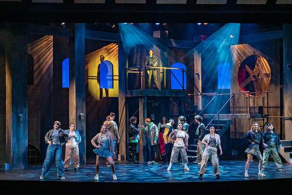 acting students on stage
