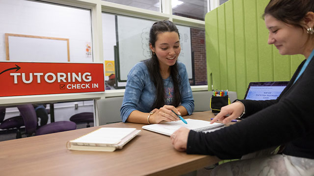 Tutoring Center students working together