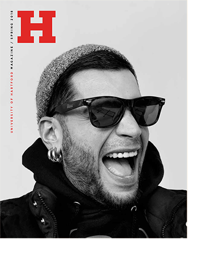 H magazine cover