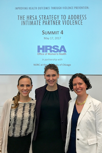 Christiana Lang at a HRSA meeting