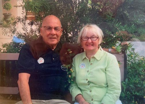 Gil and Cynthia Perlroth at their 50th anniversary