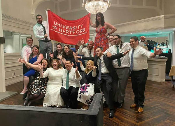 Ilana Weinberger '11 and wedding party