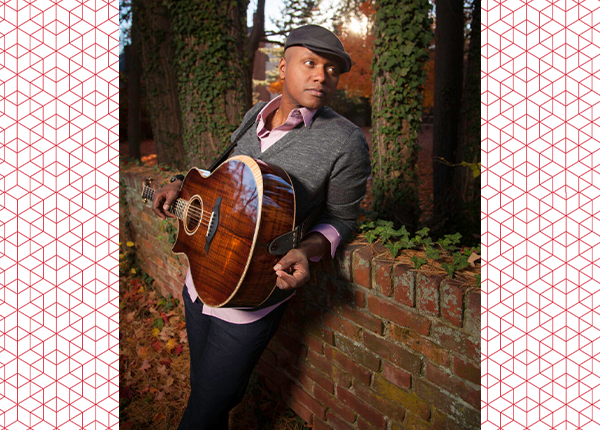Javier Colon with guitar