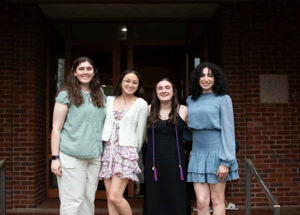 LEAD students posing together for a photo