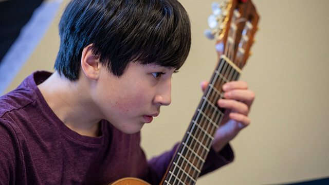 Guitar Orchestra performs twice annually: fall and spring.