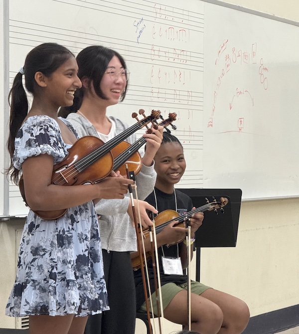 violin students