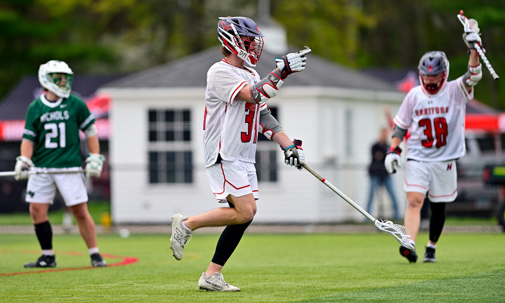 UHart Men's Lacrosse Players