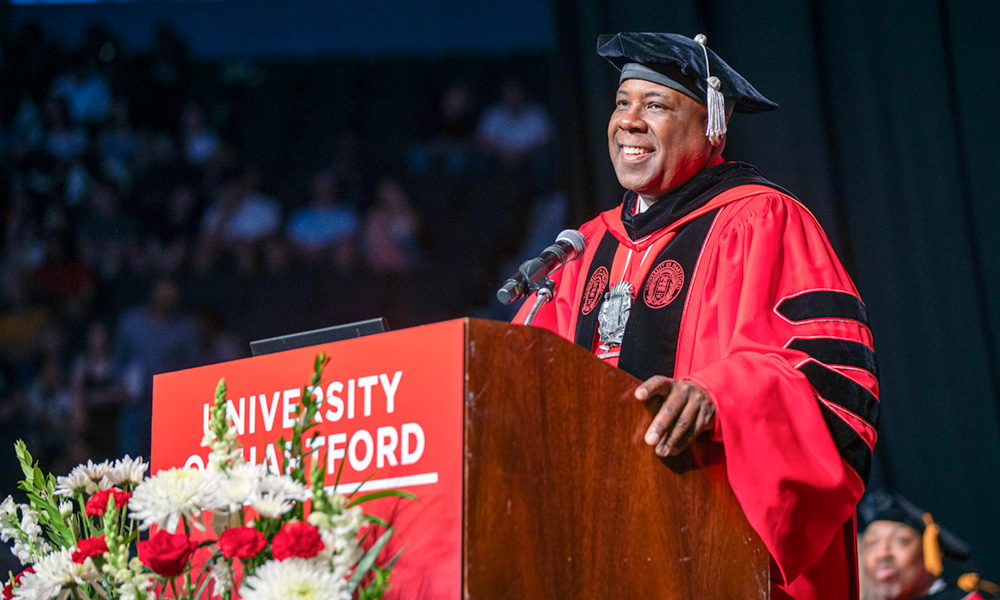 president ward at commencement