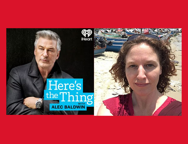 Alec Baldwin and UHart Professor Kat Owens