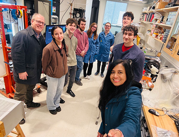 Placeholder imageProfessor Hashini and her students met and engaged with UConn graduate researchers and faculty. 