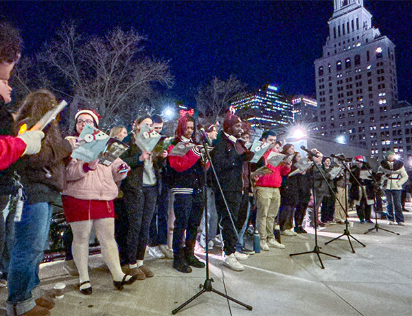 Holiday singers