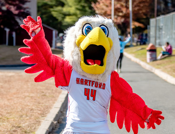 Howie the Hawk at Hawktober