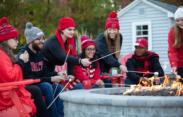 Hawktober alumni and students