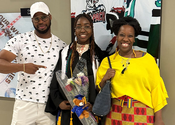 Benie with Tasha and Travis