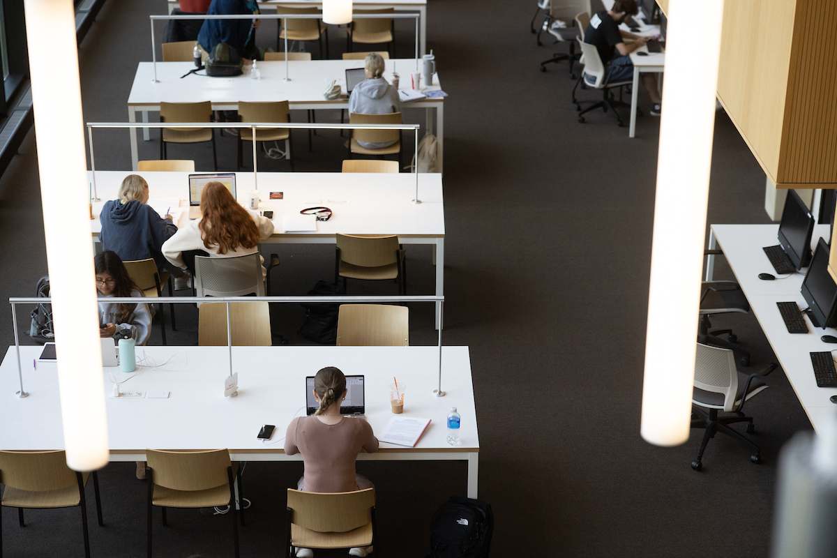 Students on campus