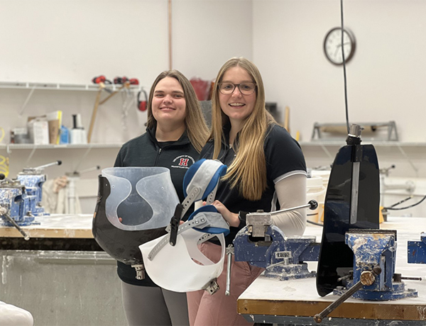 Students with P&O scuba gear